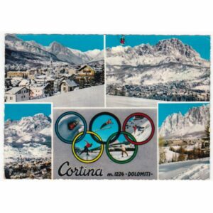 WŁOCHY DOLOMITY CORTINA OLIMPIADA ZIMA WIDOKÓWKA A57801