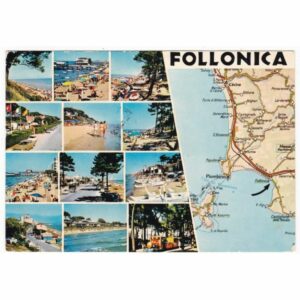 WŁOCHY FOLLONICA MAPKA WIDOKÓWKA A57802
