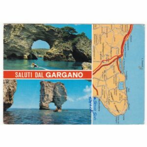 WŁOCHY GARGANO MAPKA WIDOKÓWKA A57896