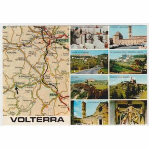 WŁOCHY VOLTERRA MAPKA WIDOKÓWKA A57953