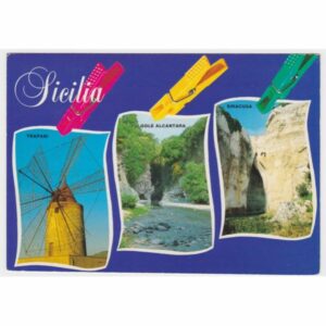 WŁOCHY SYCYLIA WIATRAK WIDOKÓWKA A57991