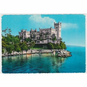 WŁOCHY TRIEST ZAMEK WIDOKÓWKA A57993