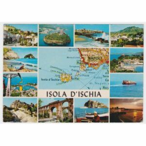 WŁOCHY ISCHIA MAPKA WIDOKÓWKA A57997