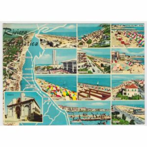 WŁOCHY RIVIERA ADRIATICA MAPKA WIDOKÓWKA A58026