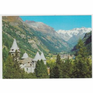 WŁOCHY GRESSONEY ZAMEK WIDOKÓWKA A58042