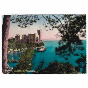 WŁOCHY TRIEST ZAMEK WIDOKÓWKA A58171
