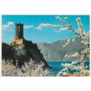 WŁOCHY MALCESINE ZAMEK WIDOKÓWKA A58307
