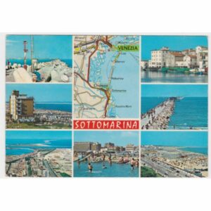 WŁOCHY SOTTOMARINA MAPKA WIDOKÓWKA A58364