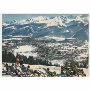 ZAKOPANE TATRY ZIMA WIDOKÓWKA A59471