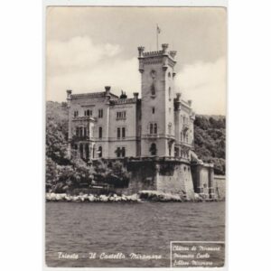 WŁOCHY TRIEST ZAMEK WIDOKÓWKA A59555