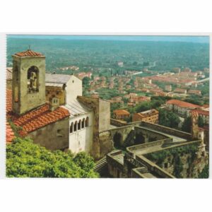 WŁOCHY LUNIGIANA ZAMEK MALASPINA WIDOKÓWKA A59650