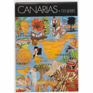 WYSPY KANARYJSKIE MAPKA WIDOKÓWKA A59674