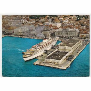 WŁOCHY TRIEST STATEK WIDOKÓWKA A59713