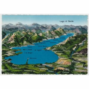 WŁOCHY LAGO DI GARDA MAPKA WIDOKÓWKA A59831