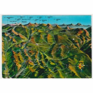 WŁOCHY ASIAGO MAPKA WIDOKÓWKA A60225