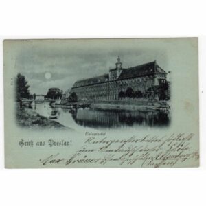 WROCŁAW BRESLAU UNIWERSYTET WIDOKÓWKA A60356