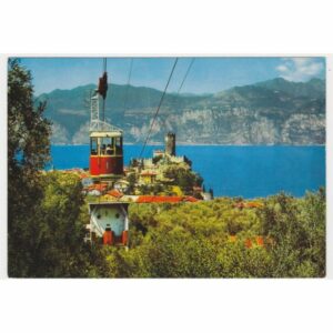 WŁOCHY MALCESINE ZAMEK KOLEJKA WIDOKÓWKA A60597