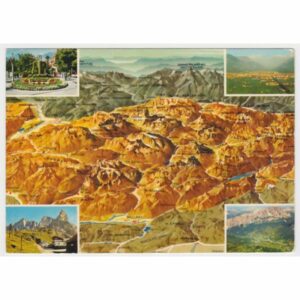 WŁOCHY DOLOMITY MAPKA WIDOKÓWKA A60703