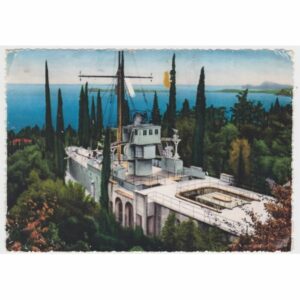 WŁOCHY GARDONE RIVIERA STATEK WIDOKÓWKA A60806