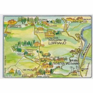 WŁOCHY MARIAPOLI LOPPIANO MAPKA WIDOKÓWKA A60832