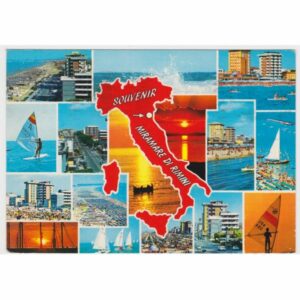 WŁOCHY RIMINI MAPKA WIDOKÓWKA A61098