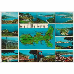 WŁOCHY ELBA MAPKA WIDOKÓWKA A61109