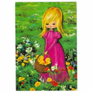 WESOŁYCH ŚWIĄT WIELKANOC POCZTÓWKA A61122