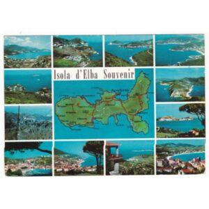 WŁOCHY ELBA MAPKA WIDOKÓWKA A61421