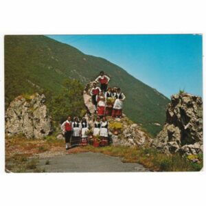 WŁOCHY ABRUZZO CASTELVECCHIO STRÓJ LUDOWY POCZTÓWKA A61478