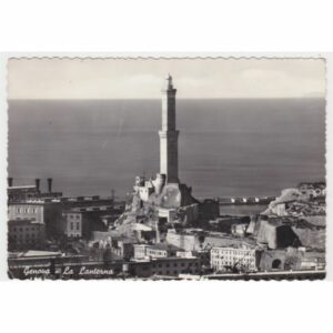 WŁOCHY GENOVA LATARNIA MORSKA WIDOKÓWKA A61723