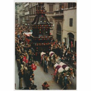 WŁOCHY FLORENCJA FESTA SCOPPIO DEL CARRO WIDOKÓWKA A61743