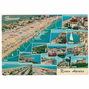 WŁOCHY RIVIERA ADRIATICA MAPKA WIDOKÓWKA A62100