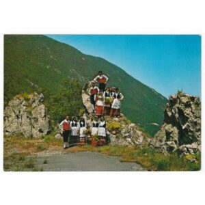 WŁOCHY ABRUZZO CASTELVECCHIO STRÓJ LUDOWY POCZTÓWKA A62379