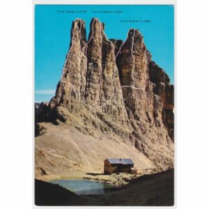 WŁOCHY DOLOMITY MAPKA WIDOKÓWKA A62451