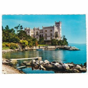 WŁOCHY TRIEST ZAMEK WIDOKÓWKA A62542