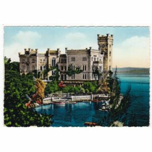 WŁOCHY TRIEST ZAMEK WIDOKÓWKA A62591