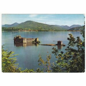 WŁOCHY LAGO MAGGIORE CANNERO ZAMEK WIDOKÓWKA A62898