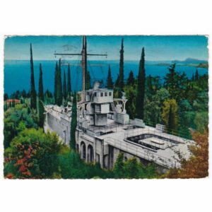 WŁOCHY GARDONE RIVIERA STATEK WIDOKÓWKA A63068