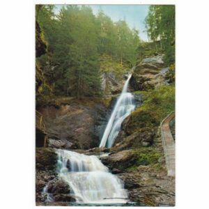 WŁOCHY CAVALESE WODOSPAD WIDOKÓWKA A63196