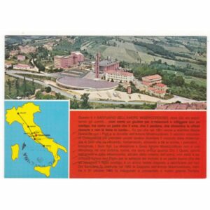 WŁOCHY COLLEVALENZA SANKTUARIUM MAPKA WIDOKÓWKA A63283