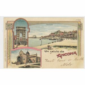 ANCONA WIDOKÓWKA REPRINT A63322
