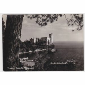 WŁOCHY TRIEST ZAMEK WIDOKÓWKA A63457
