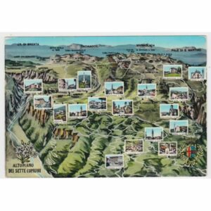 WŁOCHY DOLOMITY MAPKA WIDOKÓWKA A63517