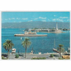 WŁOCHY STATEK PORT MESSINA WIDOKÓWKA A63862
