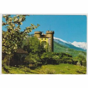 WŁOCHY AYMAVILLES ZAMEK WIDOKÓWKA A63927