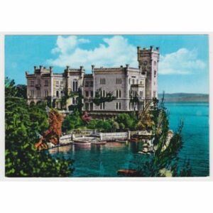 WŁOCHY TRIEST ZAMEK WIDOKÓWKA A63929