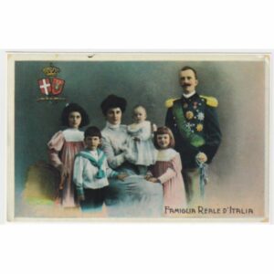 WŁOSKA RODZINA KRÓLEWSKA POCZTÓWKA A63976