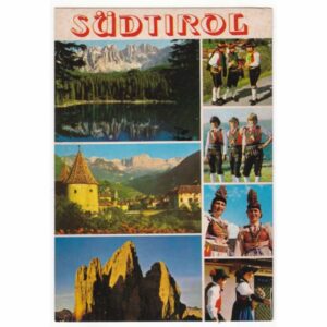 WŁOCHY SUDTIROL STROJE LUDOWE WIDOKÓWKA A64178