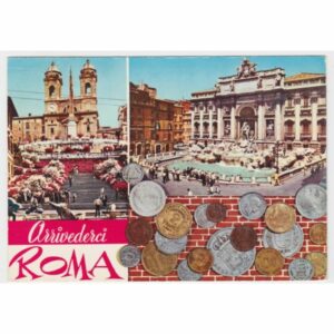 WŁOCHY RZYM MONETY WIDOKÓWKA A64248