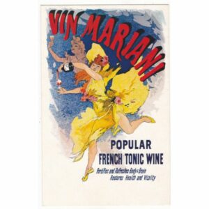 WINO VIN MARIANI POCZTÓWKA REKLAMOWA REPRINT A65271